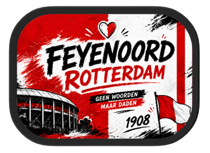 Lunchtrommel rood/wit Feyenoord