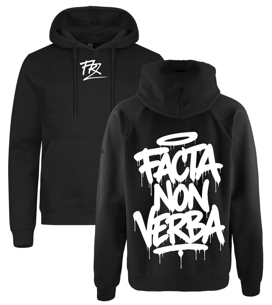 FRZ Hoodie FACTA NON VERBA (zwart)