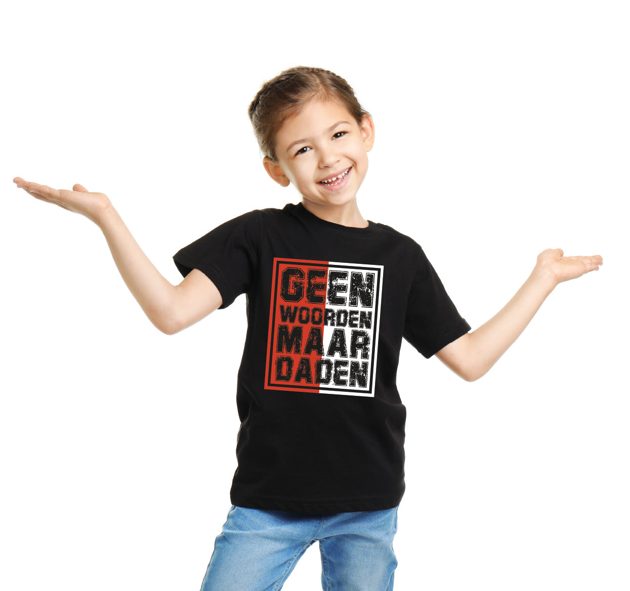 T-shirt kids (GYM) GEEN WOORDEN MAAR DADEN