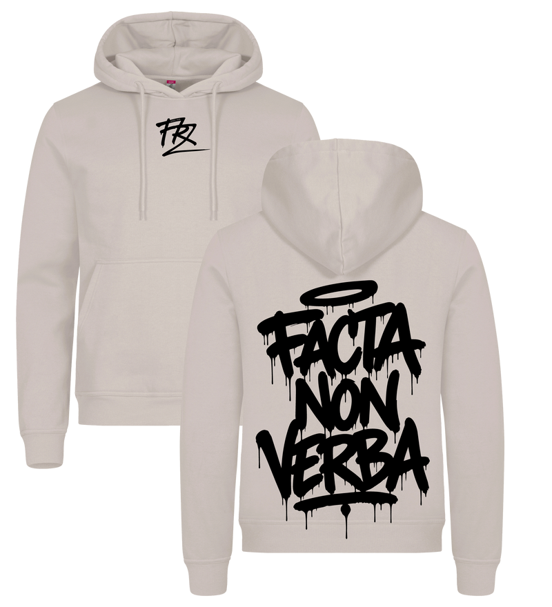 FRZ Hoodie FACTA NON VERBA (wit)