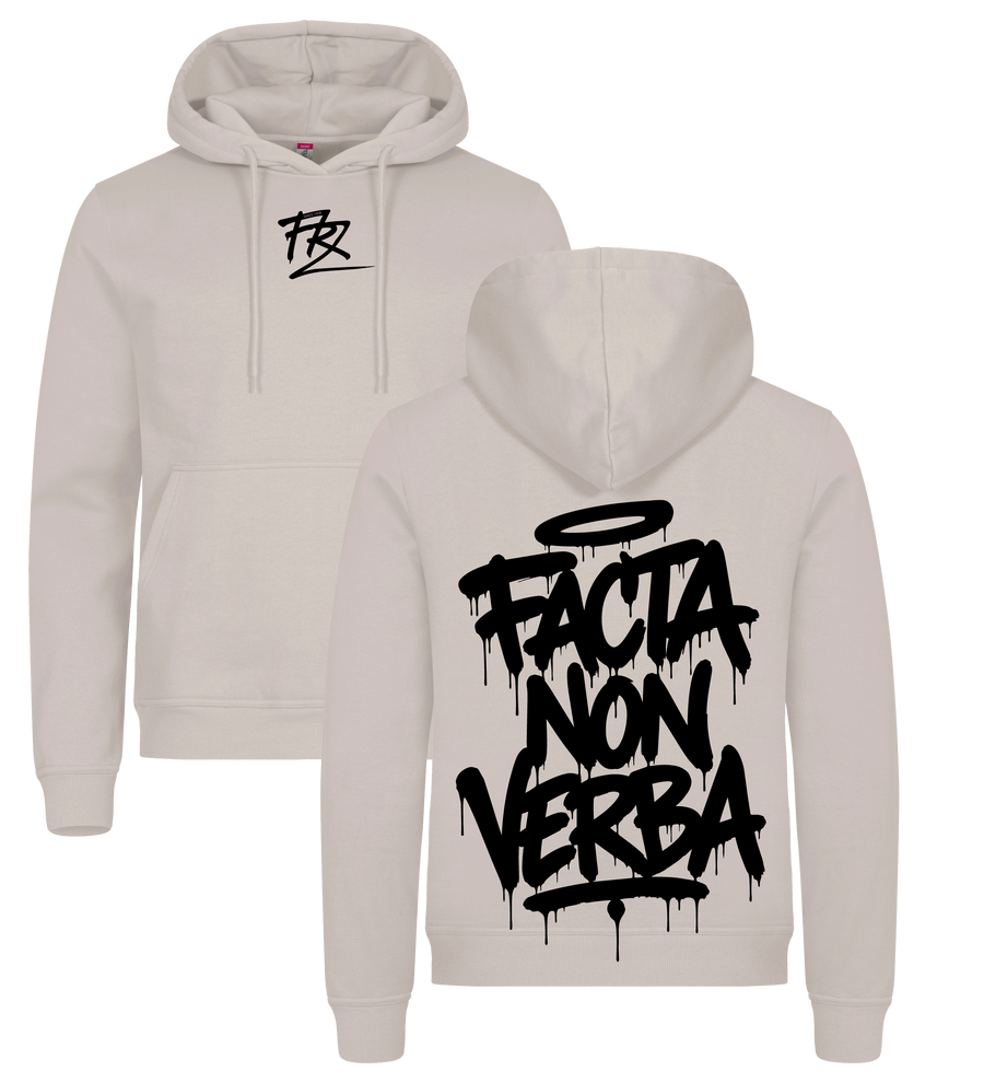 FRZ Hoodie FACTA NON VERBA (wit)